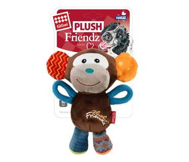 GİGwi - 6286 Plush Friendz Sesli Maymun Peluş Köpek Oyuncak