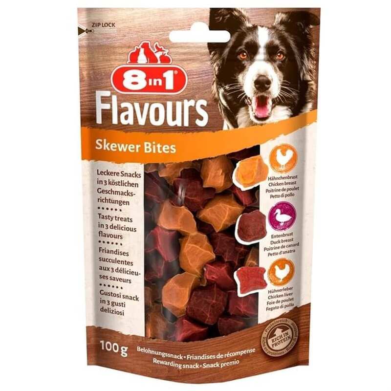 8 ın 1 - 8in1 Flavours Skewer Bites Köpek Ödülü 100 Gr