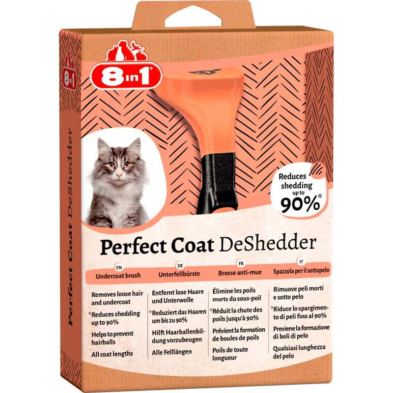 8 ın 1 - 8in1 Perfect Coat DeShedder Furminator Tüy Toplayıcı Kedi Tarağı S