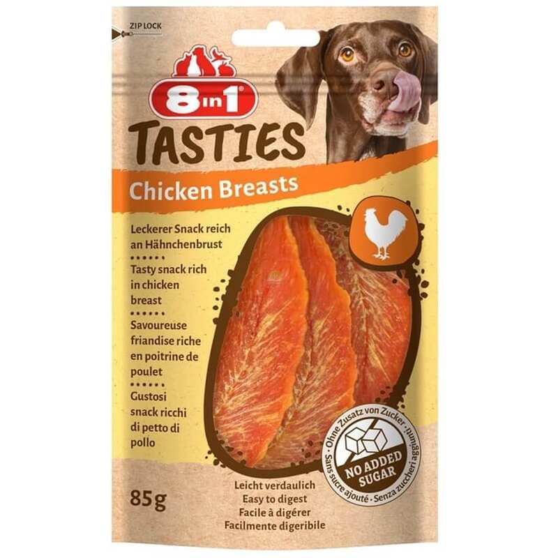 8 ın 1 - 8in1 Tasties Chicken Breast Tavuk Göğsü Köpek Ödülü 85 Gr