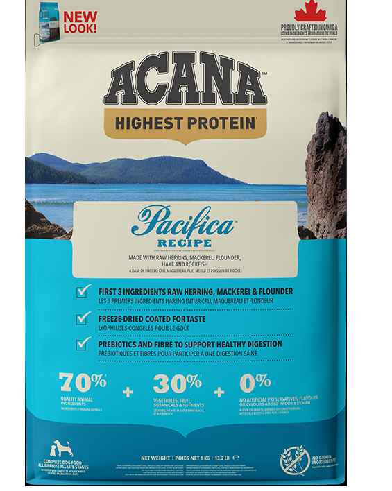 Acana - Acana Pacifica Dog Tahılsız Yetişkin Köpek Maması 2 Kg.