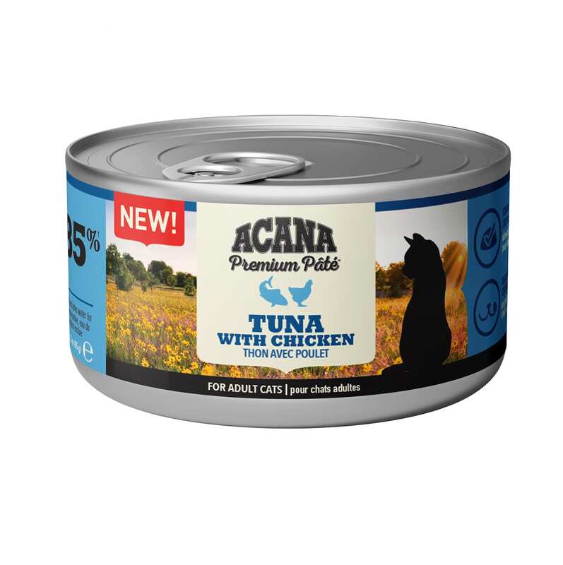 Acana - Acana Premium Pate (Ezme) Tuna Balıklı ve Tavuklu Kedi Konservesi 85 Gr