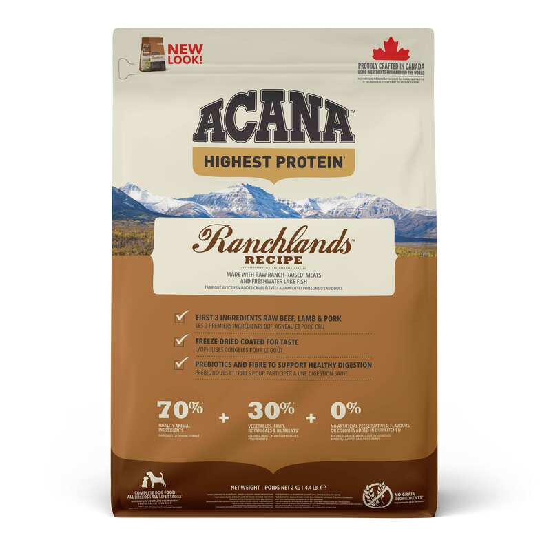 Acana - Acana Ranchlands Tahılsız Köpek Maması 2 Kg.