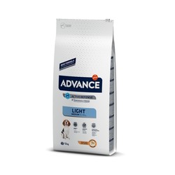 Advance - Advance Light Medium Orta Irk Köpekler İçin Light Mama 12 Kg.