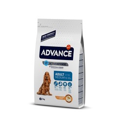 Advance - Advance Medium Adult Orta Irk Yetişkin Köpek Maması Tavuklu 3 Kg.