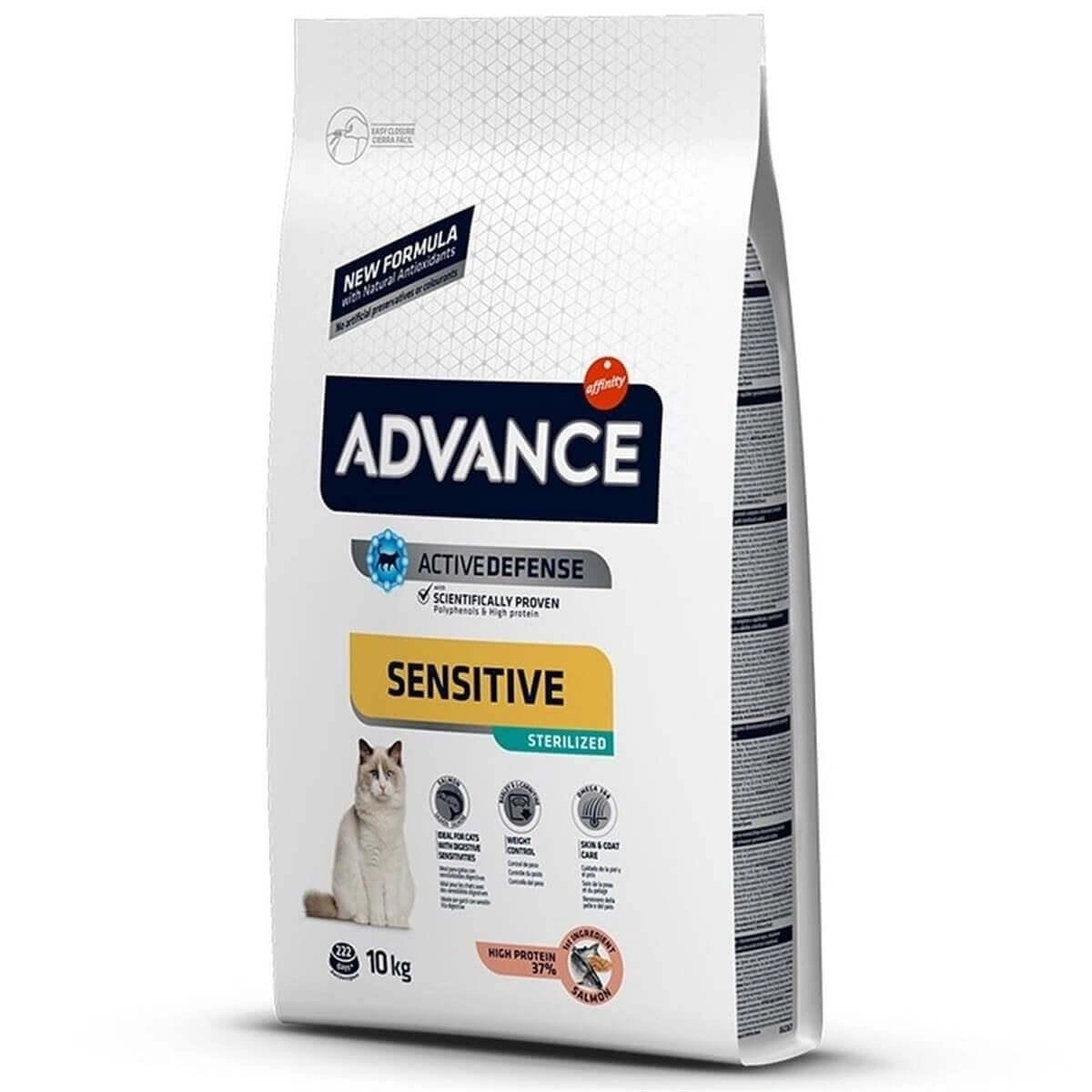 Advance - Advance Sensitive Somonlu Kısırlaştırılmış Kedi Maması 10kg