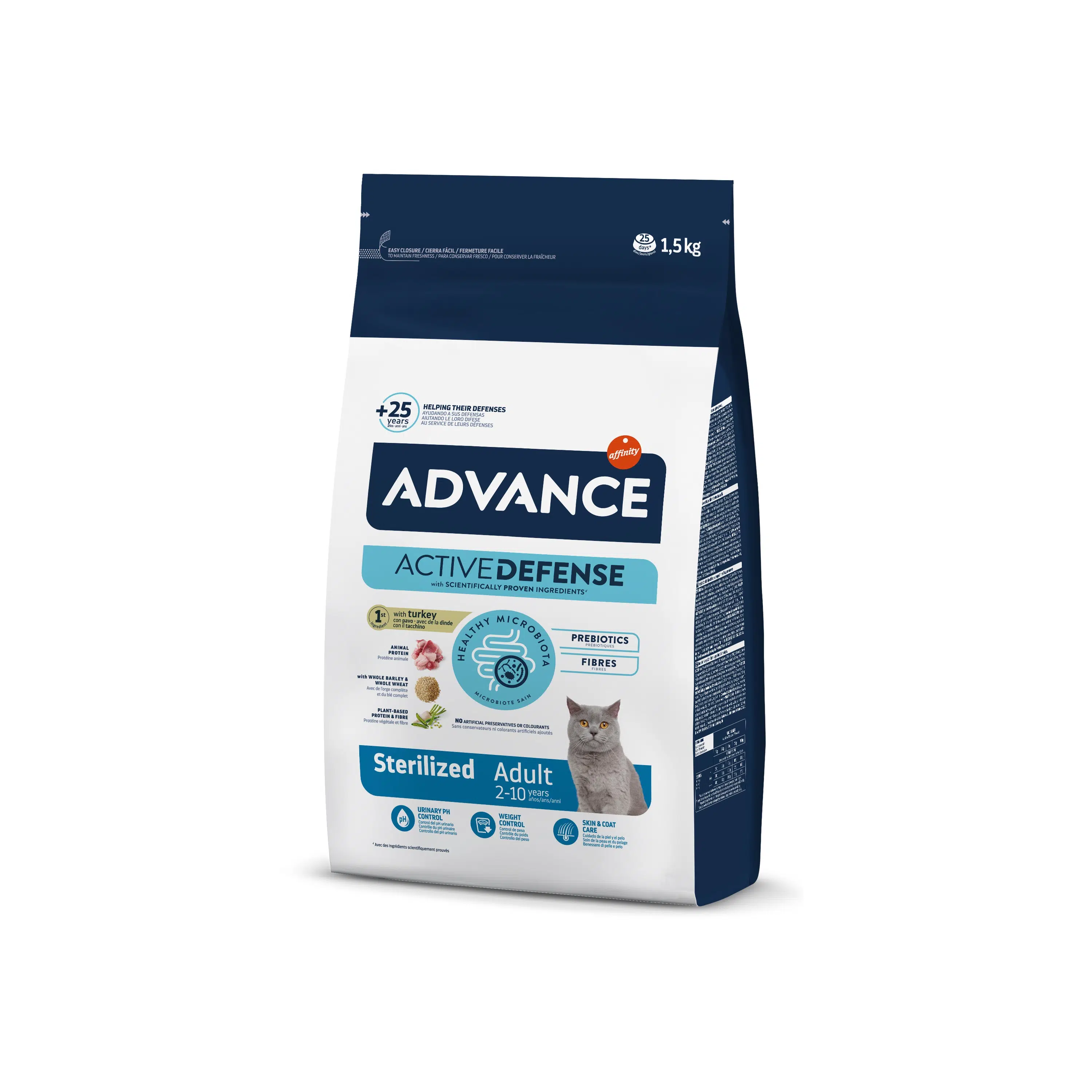 Advance - Advance Sterilized Kısırlaştırılmış Kedi Maması Hindili 1,5 Kg.