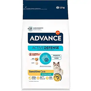 Advance Sterilized Kısırlaştırılmış Kedi Maması Somonlu 1,5 Kg.