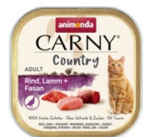 Animonda - Animonda Carny Country Sığırlı Kuzulu ve Sülünlü Yetişkin Kedi Konservesi 100g