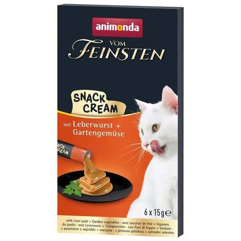 Animonda - Animonda Snack Carny Karaciğer Ezmeli Kedi Kreması 6x15 gr