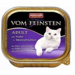 Animonda - Animonda Vom Feinsten Deniz Ürünleri & Tavuklu Yaş Kedi Maması 100 Gr.