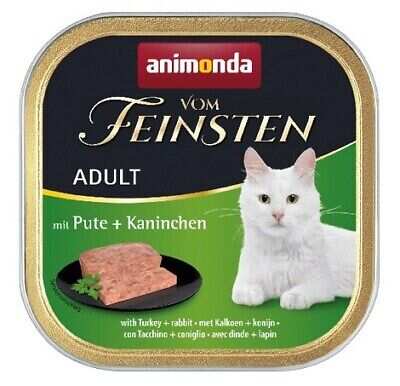Animonda - Animonda Vom Feinsten Hindi Etli Tavşanlı Yetişkin Konserve Mama 100 Gr.