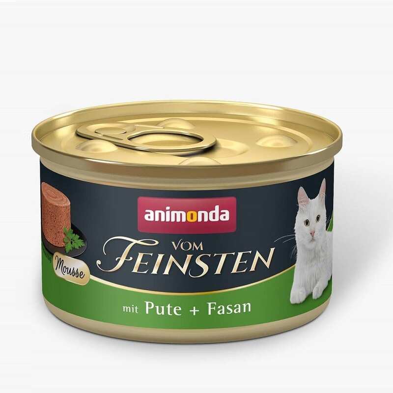 Animonda - Animonda Vom Feinsten Hindili ve Sülünlü Yetişkin Kedi Konservesi 85g