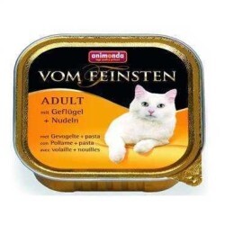 Animonda - Animonda Vom Feinsten Kümes Hayvanı Ve Makarna Yetişkin Kedi Konserve Maması 100 Gr. (1)