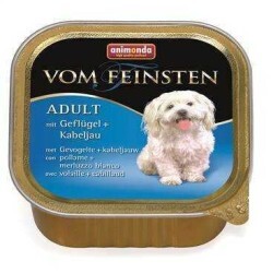 Animonda - Animonda Vom Feinsten Mare Kümes Hayvanlı Morina Balıklı Yetişkin Konserve Köpek Maması 150 Gr. (1)