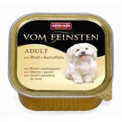 Animonda - Animonda Vom Feinsten Sığır Eti Ve Patatesli Köpek Konservesi 150 Gr.