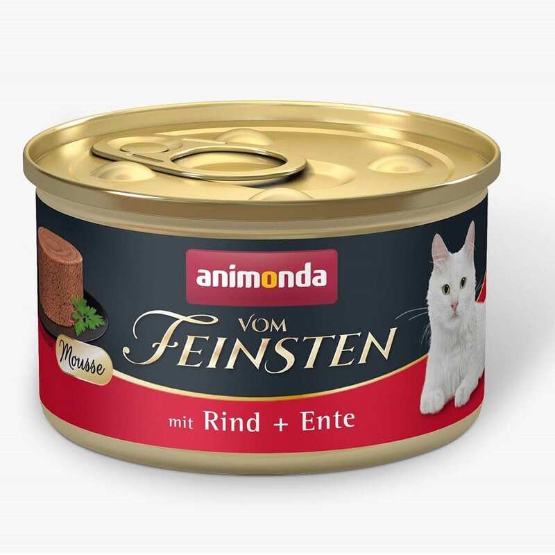 Animonda - Animonda Vom Feinsten Sığırlı ve Ördekli Yetişkin Kedi Konservesi 85g