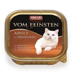 Animonda - Animonda Vom Feinsten Tavuklu Ve Ciğerli Kedi Konserve Maması 100 Gr. (1)