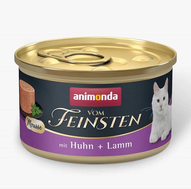 Animonda - Animonda Vom Feinsten Tavuklu ve Kuzulu Yetişkin Kedi Konservesi 85g