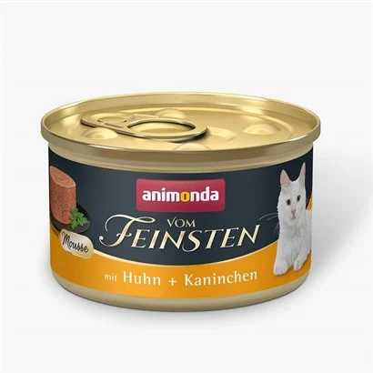 Animonda - Animonda Vom Feinsten Tavuklu ve Tavşanlı Yetişkin Kedi Konservesi 85g