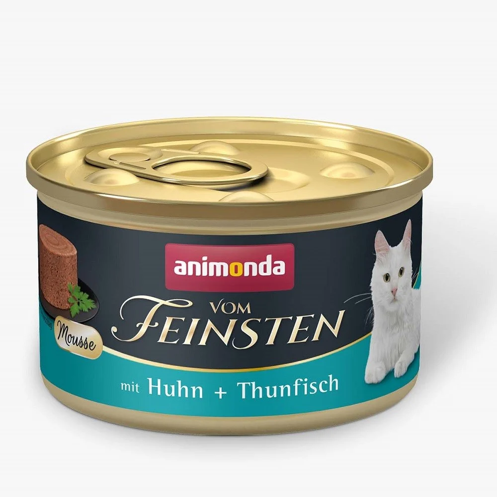 Animonda - Animonda Vom Feinsten Tavuklu ve Ton Balıklı Yetişkin Kedi Konservesi 85g