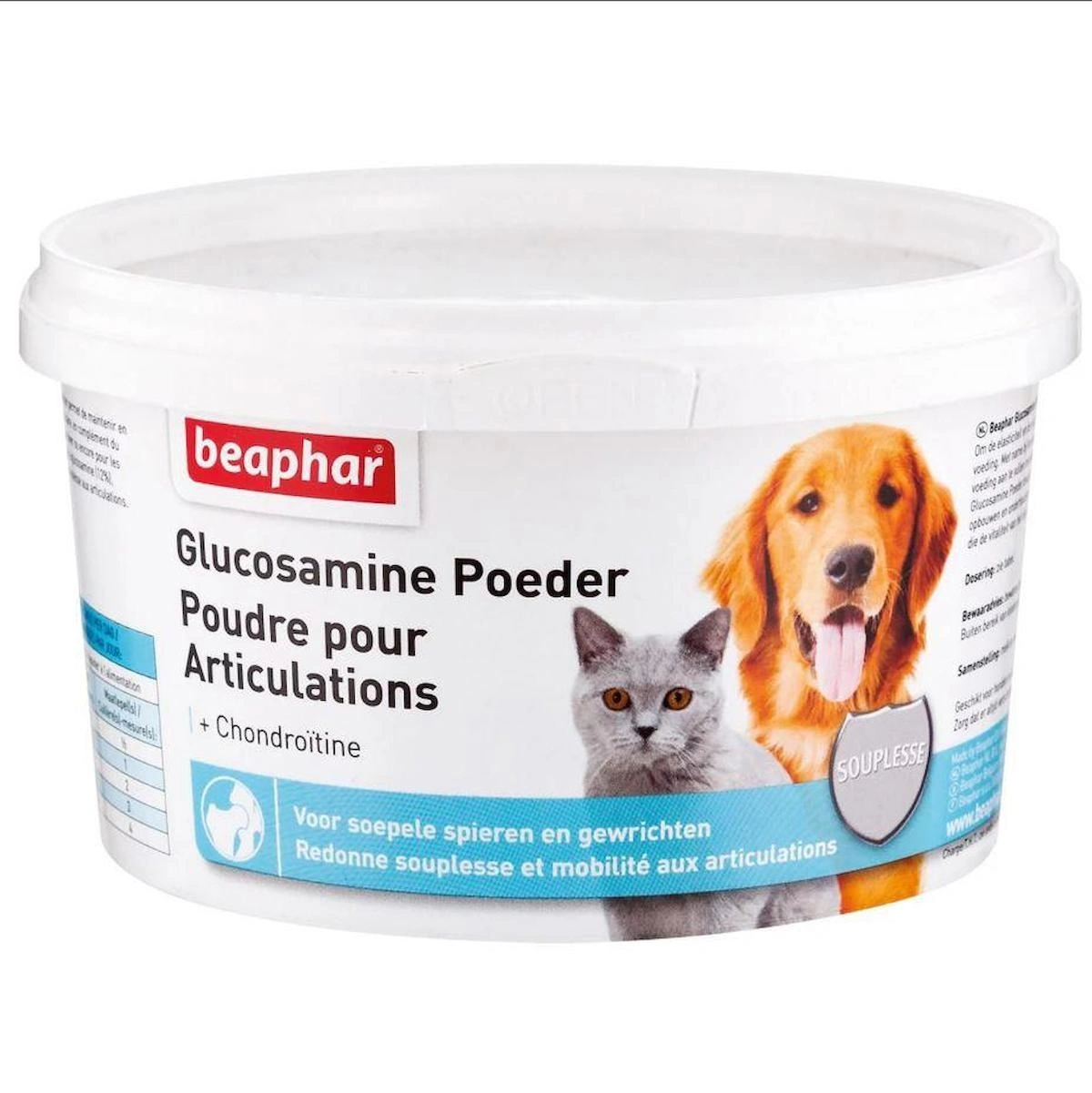 Beaphar - Beaphar Kedi ve Köpekler İçin Glukozaminli Eklem Sağlığı Destekleyici Vitamin Tozu 300gr