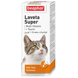 Beaphar - Beaphar Laveta Taurine Cat Kediler İçin Tüy Dökülmesine Karşı Vitamini 50 Ml