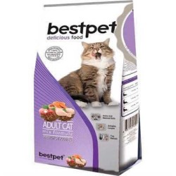 Best Pet - BESTPET CAT MİX ADULT KARIŞIK YETİŞKİN KEDİ MAMASI 1 KG. (1)