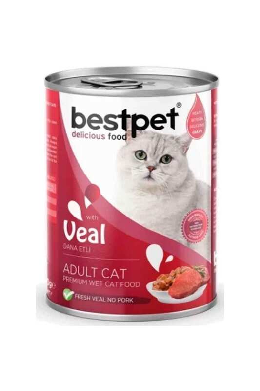 BestPet - Bestpet Dana Etli Yetişkin Kedi Konservesi 400 gr
