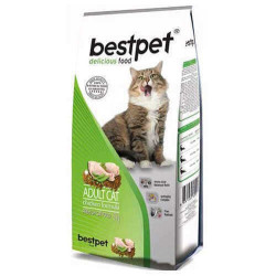 Best Pet - BESTPET DELİCİOUS CHİCKEN TAVUK ETLİ YETİŞKİN KEDİ MAMASI 1 KG.