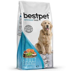 Best Pet - BESTPET DELİCİOUS FİSH BALIK ETLİ YETİŞKİN KÖPEK MAMASI 15 KG.