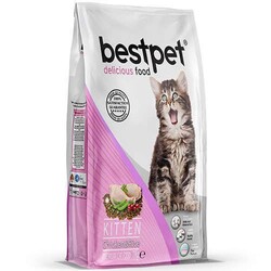 Best Pet - BESTPET DELİCİOUS KİTTEN TAVUK ETLİ VE PİRİNÇLİ YAVRU KEDİ MAMASI 1 KG.