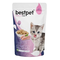 Best Pet - BESTPET KİTTEN JELLY POUCH YAVRU KEDİ MAMASI 85 GR.