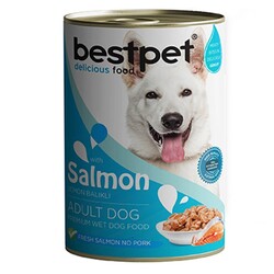 Best Pet - BESTPET SOMONLU JÖLELİ YETİŞKİN KÖPEK KONSERVESİ 400 GR.