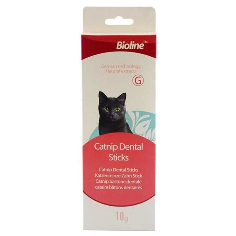 Bioline - Bioline Tartar Önleyici Dental Kedi Ağız Bakım Çubukları (5 Parça)