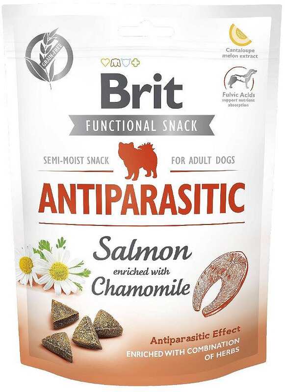 Brit Care - BRİT ANTİPARASİTİC SOMONLU VE PAPATYALI ANTİPARAZİTER KÖPEK ÖDÜL MAMASI 150GR