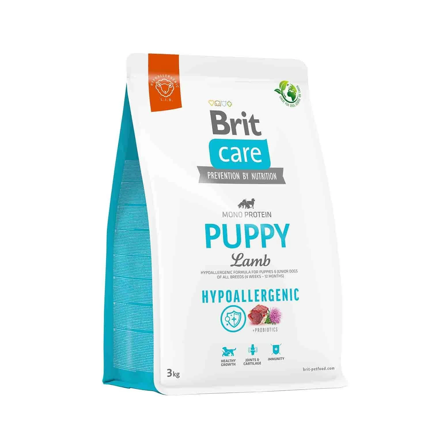 Brit Care - BRIT CARE DOG HYPO PUPPY LAMB 3 KG