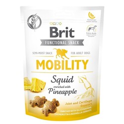 BRİT CARE FUNCTİON SNACK MOBİLİTY KALAMARLI KÖPEK ÖDÜLÜ 150GR - Thumbnail