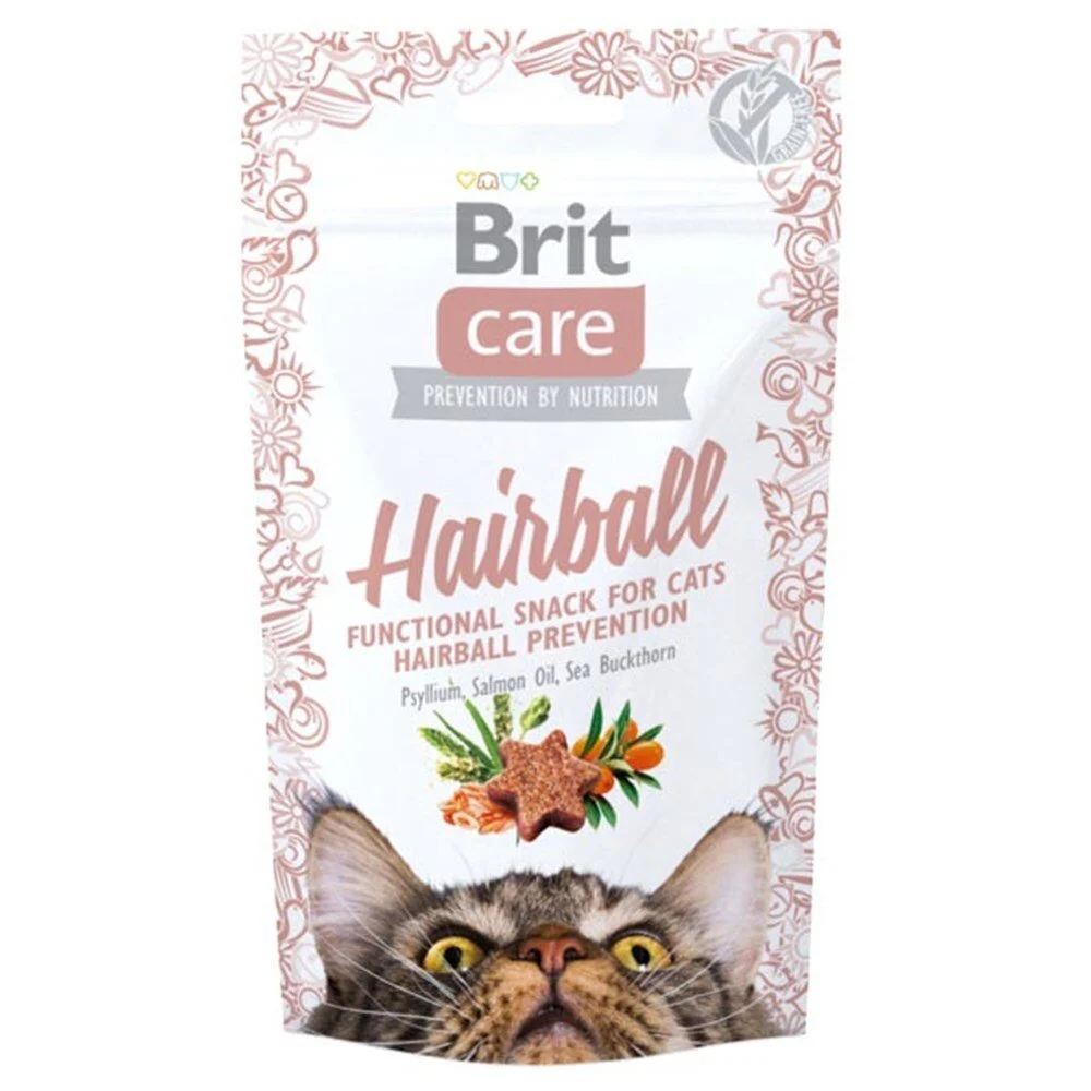 Brit Care - Brit Care Snack Hairball Ördekli Kedi Ödülü 50 G