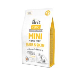 Brit Care - Brit Care Tahılsız Mini Hair Skin Somonlu Köpek Maması 2 Kg.
