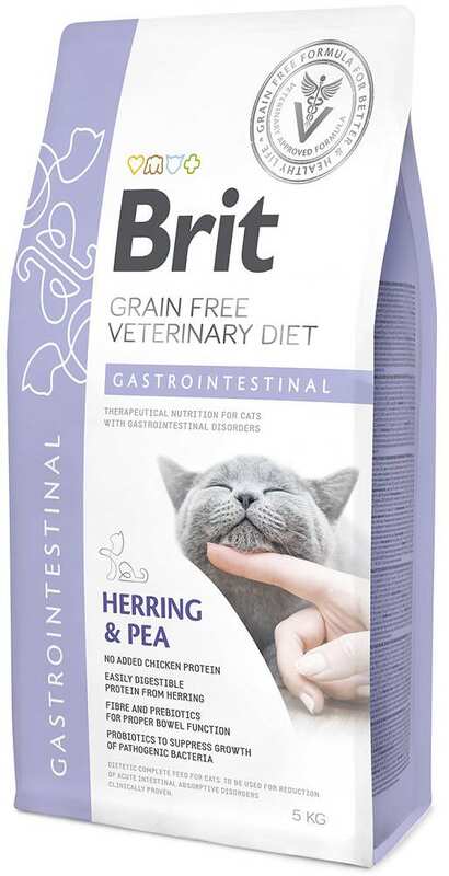 Brit GF - BRIT GF VETERINARY DIETS CAT GASTROINTESTINAL RİNGA BEZELYE 5 KG