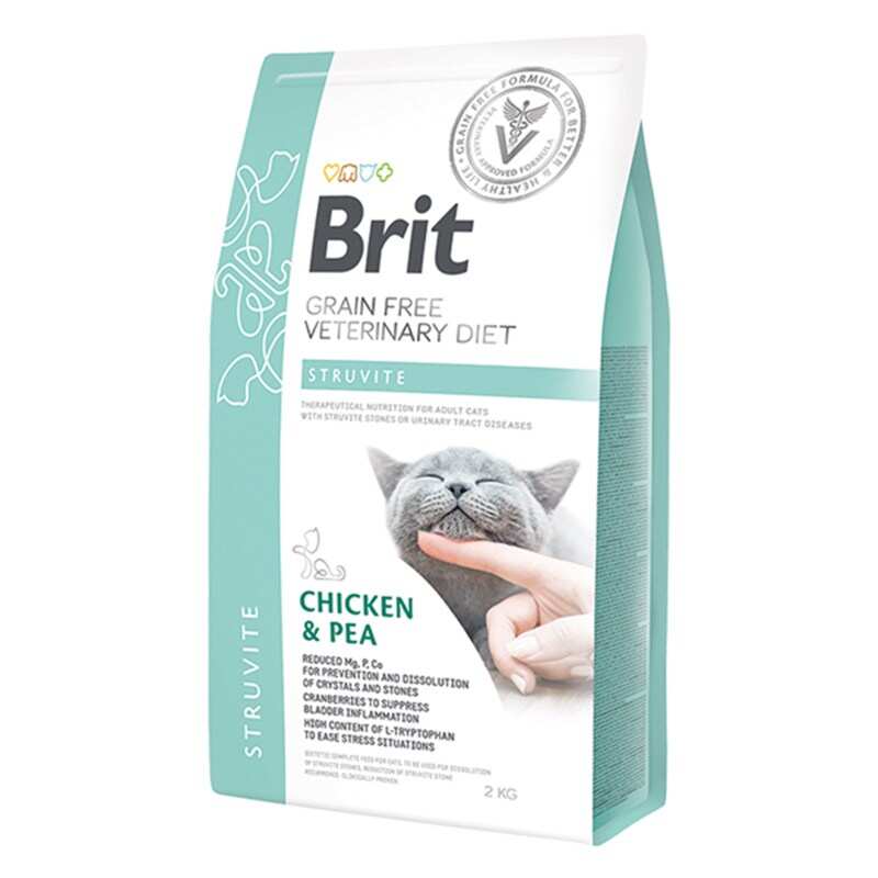 Brit GF - BRIT GF VETERINARY DIETS CAT STRUVITE TAVUK BEZELYE 2 KG