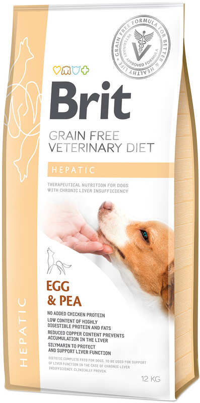 Brit GF - BRIT GF VETERINARY DIETS DOG HEPATIC 12 KG
