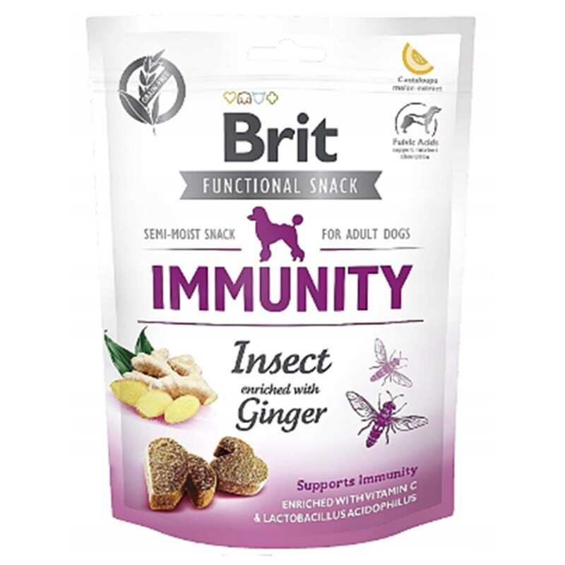 Brit Care - BRİT İMMUNİTY İNSECT BÖCEK LARVALI VE ZENCEFİLLİ KÖPEK ÖDÜL MAMASI 150 GR