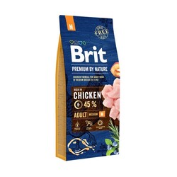 Brit Premium - Brit Premıum By Nature Adult M Tavuklu Orta Irk Yetişkin Köpek Maması 15 Kg.