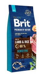Brit Premium - Brit Premium By Nature Sensitive Kuzu Etli Pirinçli Yetişkin Köpek Maması 15 Kg.