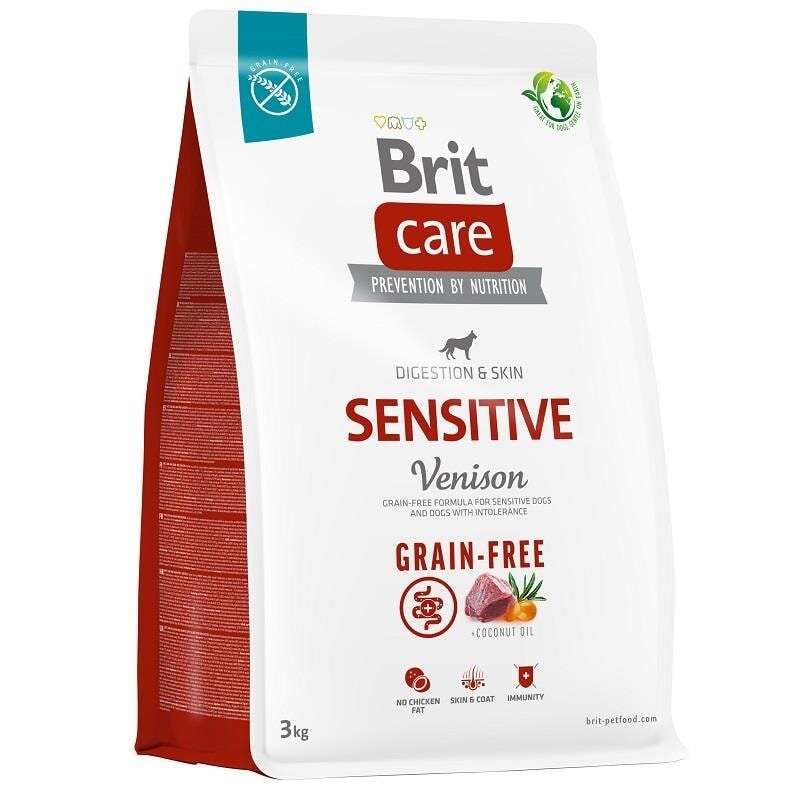 Brit Care - BritCare Venison Hassas Köpekler İçin Geyik-Patatesli Köpek Maması 3Kg
