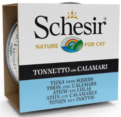 Schesir - Cat Jelly 85 Gr.Can Ton Balıklı Ve Kalamarlı