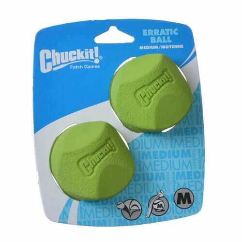 Chuckit! Erratic Ball Dayanıklı Doğal Kauçuk Köpek Oyun Topu 2'li Small 5,1cm - Thumbnail