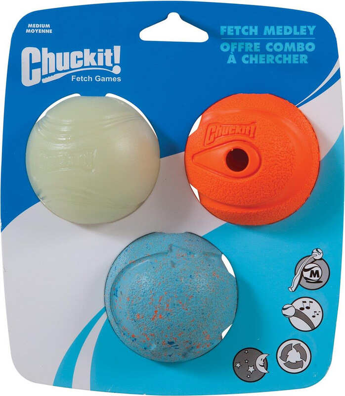 Chuckit! - Chuckit Fetch Medley 3 Farklı Köpek Oyun Topu 6.5 Cm (1)